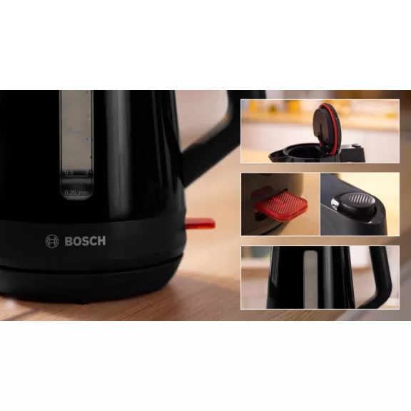 BOSCH TWK1M123 Vízforraló | MyMoment | 1.7 l | 2400 W | Fekete