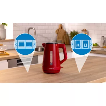   BOSCH TWK1M124 Vízforraló | MyMoment | 1.7 l | 2400 W | Piros