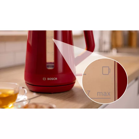 BOSCH TWK1M124 Vízforraló | MyMoment | 1.7 l | 2400 W | Piros