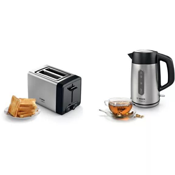 BOSCH TWK4P440 Vízforraló | DesignLine | 1.7 l | 2400 W | Nemesacél