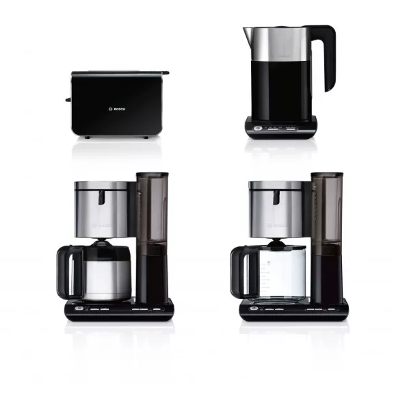 BOSCH TWK8613P Vízforraló | Styline | 1.5 l | 2000-2400 W | Fekete