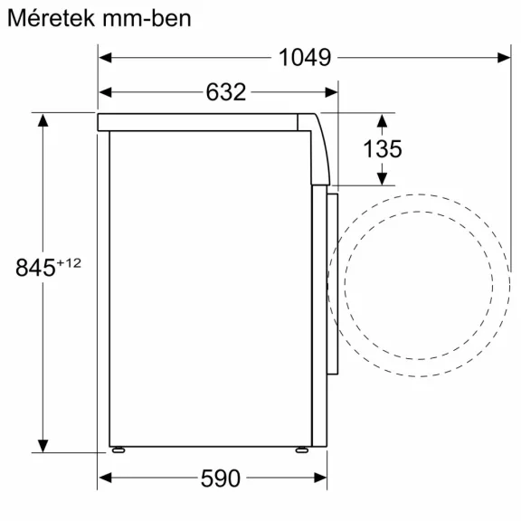 BOSCH WAN2426NBY Serie|4 Elöltöltős mosógép  