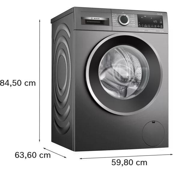 BOSCH WGG244ZREU Serie|6 Elöltöltős mosógép | Sötétszürke