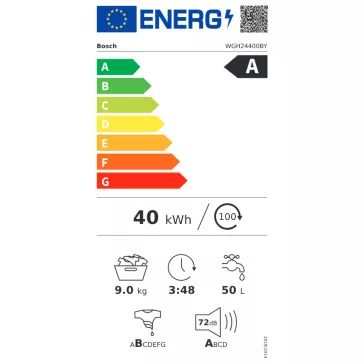 BOSCH WGH24400BY Serie|6 Elöltöltős mosógép 