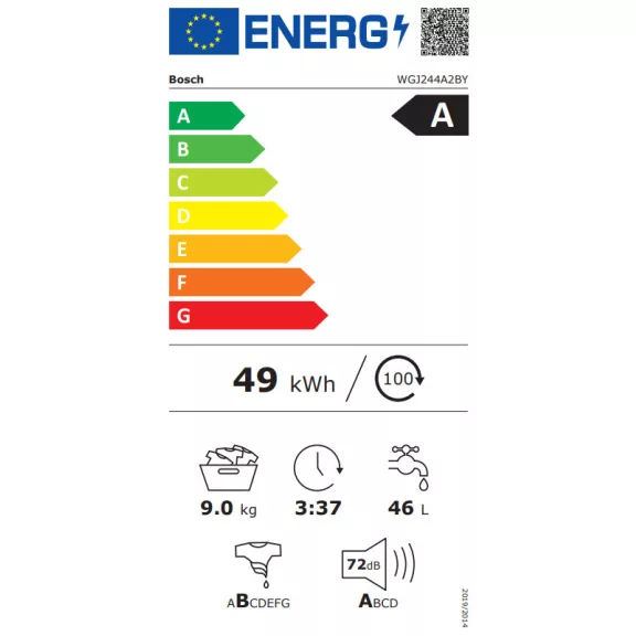BOSCH WGJ244A2BY Serie|6 Elöltöltős mosógép
