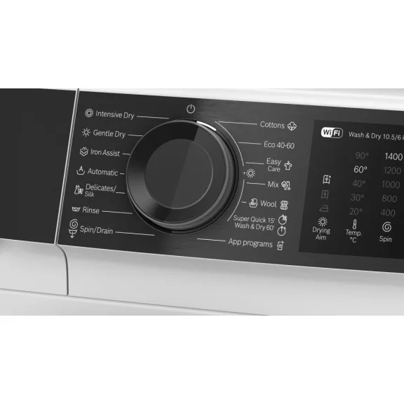 BOSCH WNG25401BY Serie|6 Mosó-szárítógép, 10,5/6 kg, 1400 f/p