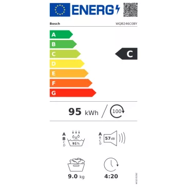 BOSCH WQB246C0BY Serie|8 Hőszívattyús szárítógép    