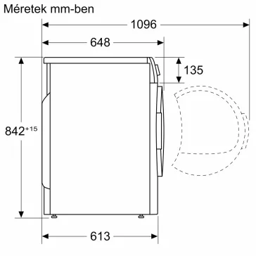   BOSCH WQG233D40 Serie|6 Hőszívattyús kondenzációs szárítógép 