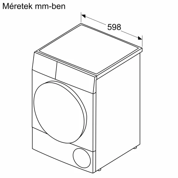 BOSCH WQG245C0BY Serie|6 Hőszívattyús szárítógép  
