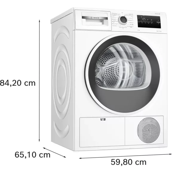 BOSCH WTH83256BY Serie|4 Hőszívattyús kondenzációs szárítógép  