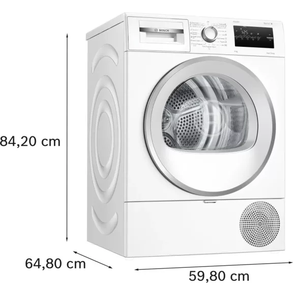BOSCH WTH85293BY Serie|4 Hőszívattyús kondenzációs szárítógép  
