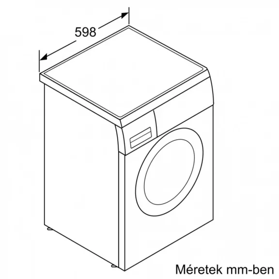 BOSCH WUU28T62BY Serie|6 Elöltöltős mosógép  
